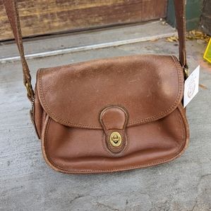 LEATHER COACH CROSSBODY
